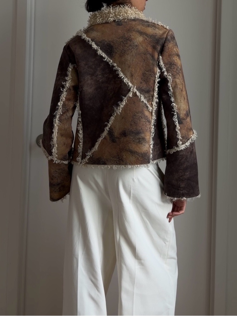 Charlotte Simone one of a kind faux shearling jacket - Picture 4 of 4
